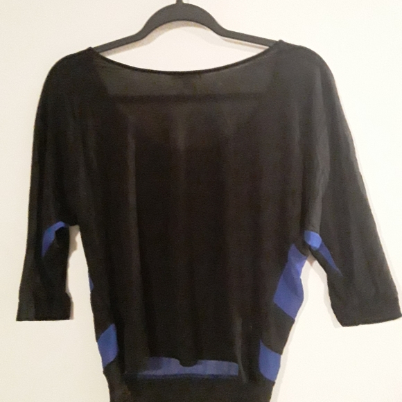 Luca Couture Women's See-Through Mid-Sleeve Tee - Picture 6 of 11